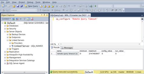 Toradh íomhá ar JDBC SQL Server Timeout