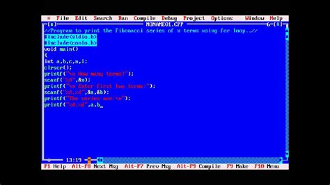 Image result for Fibonacci Series in C Using Loop