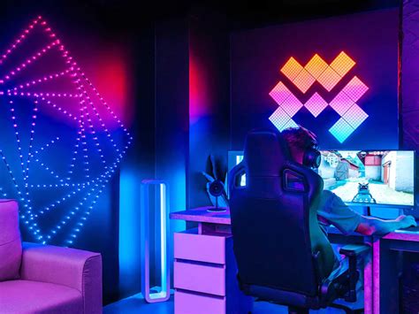 Image result for Gaming Setup LED Lights