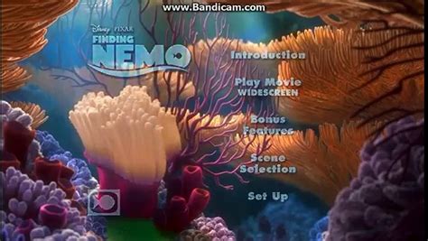 Image result for Finding Nemo 2003 Dvd Menu Walkthrough