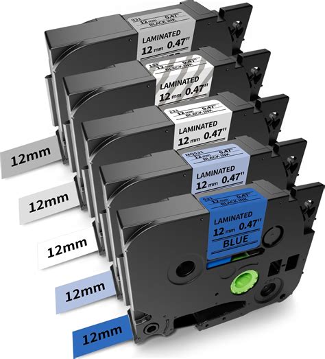 TZe Tape Laminated Tape : Amazon.de: Stationery & Office Supplies