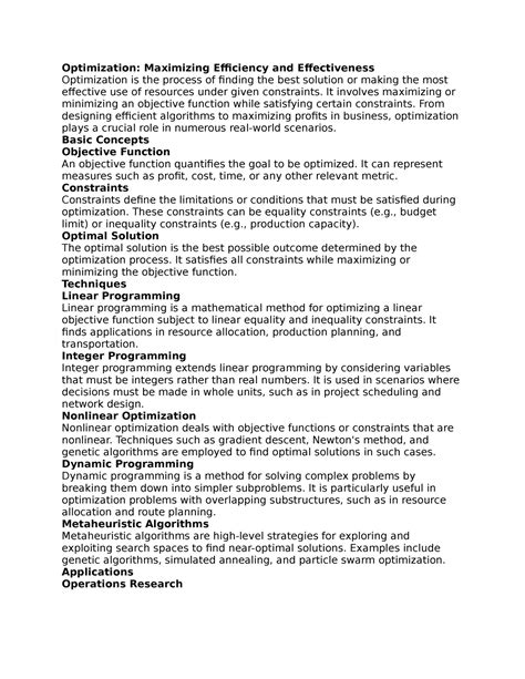 Afbeeldingsresultaten voor Lecture Notes On Lead Optimization