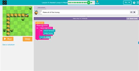 Image result for Nested Loops in Maze Lesson 1
