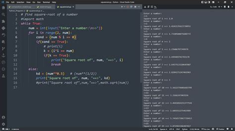 Image result for Python Squatre Root