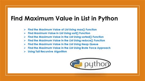 How to Find Max Number in Python に対する画像結果