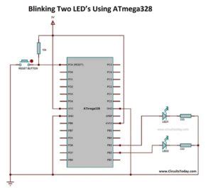 Image result for microcontroller projects with led