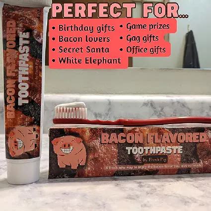 Toradh íomhá ar Bacon-Flavoured Toothpaste