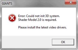 Image result for OpenGL Error Could Not Init Game