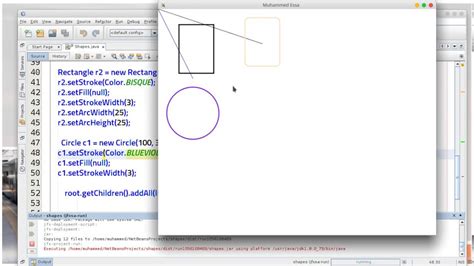 JavaFX 2D Shapes に対する画像結果