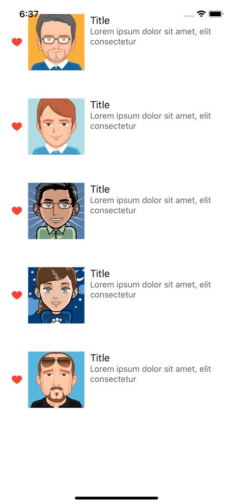 Image result for React Native List UI