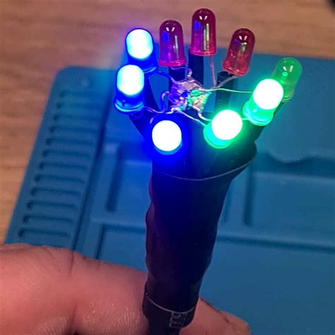 Toradh íomhá ar Champagne LED Arduino