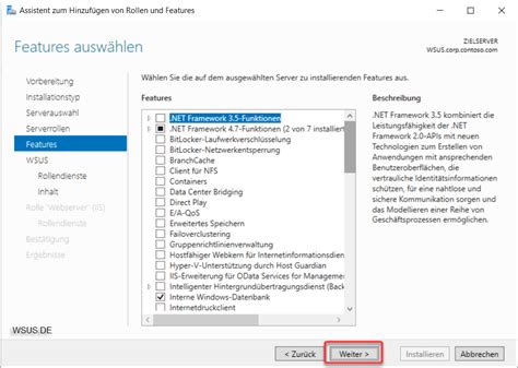 Toradh íomhá ar WSUS Install