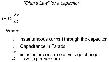 Image result for Capacitor Equation Tao