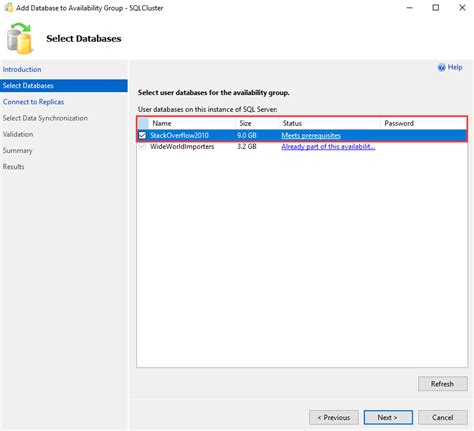 Image result for Select Database in Windows 10