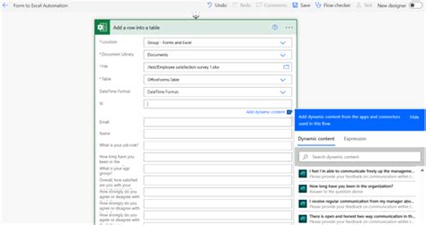 Image result for Power Automate Forms to Excel