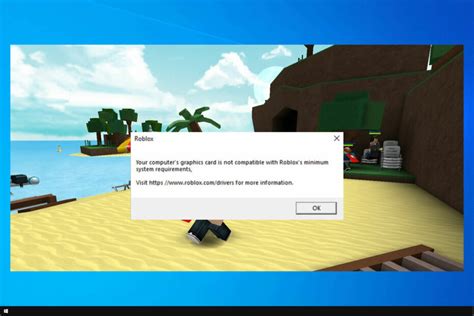Afbeeldingsresultaten voor How to Fix Roblox If It Says Graphics Cards Not Compatible