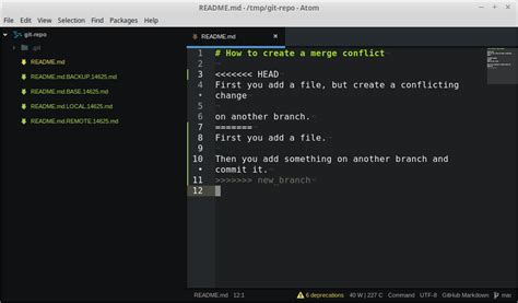 Toradh íomhá ar Git Merge Commands