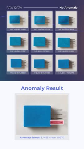 Toradh íomhá ar Anomaly Detection Computer Vision