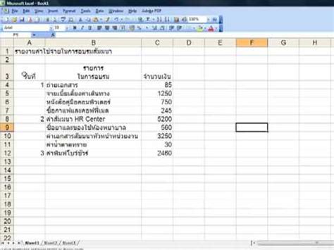 Toradh íomhá ar MS Excel 2003 Tutorial