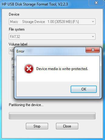Image result for Disk Media Write Protected