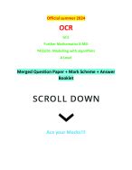 Toradh íomhá ar OCR MEI Modelling with Algorithms 2020