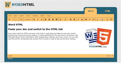 Image result for HTML Word