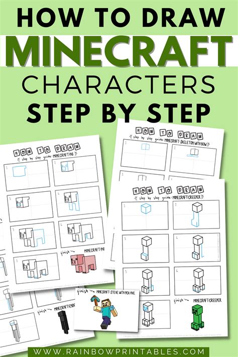 Toradh íomhá ar How to Draw Minecraft Pig