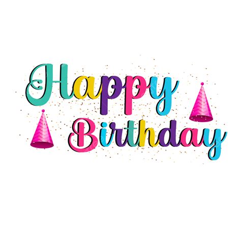 Afbeeldingsresultaten voor Happy Birthday PNG