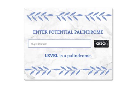 Image result for Palindrome Check