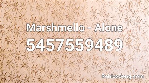 Image result for Marshmello Alone Roblox ID