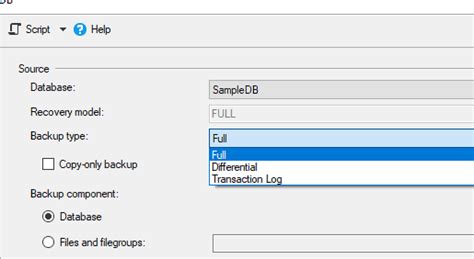 Display All Backups SQL Server に対する画像結果