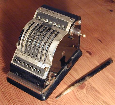 Mechanical Adding Machine-க்கான படிம முடிவு