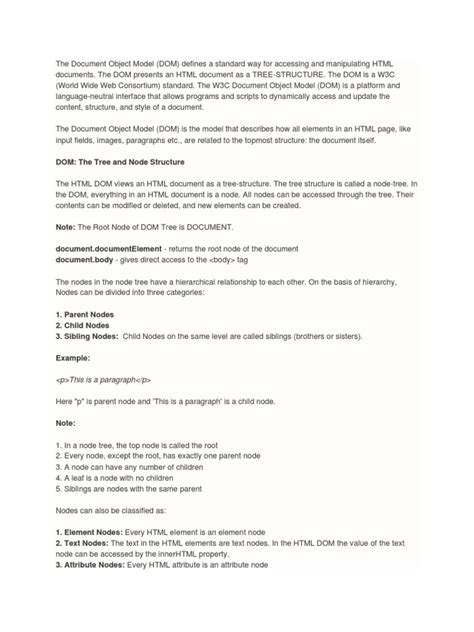 Document Object Model Diagram に対する画像結果