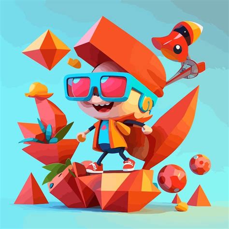 Image result for Vector 3D Software Cartoon