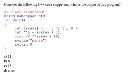 Image result for Code Snippet for C++