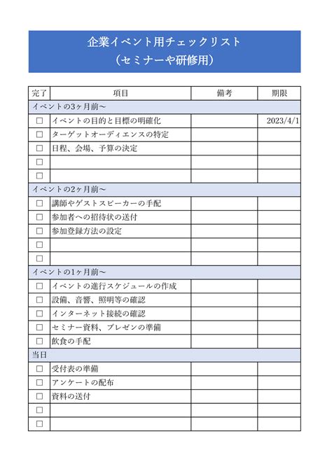 Pre Project Checklist に対する画像結果