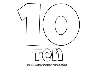 Toradh íomhá ar Roblox Number 10 Printable