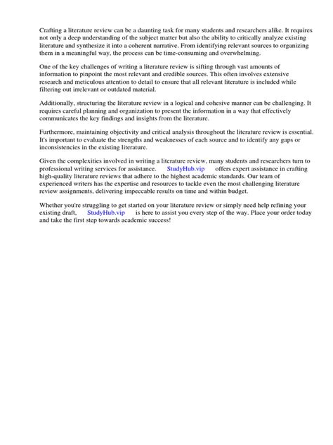 Image result for Literature Review Paragraph Example