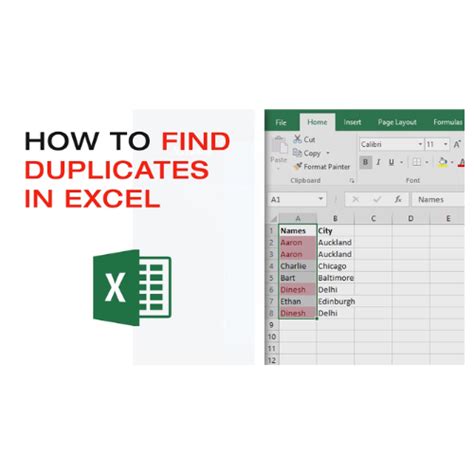 Image result for How to Know Duplicates in Excel