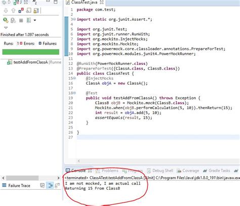 Image result for how to mock a method in test class by when