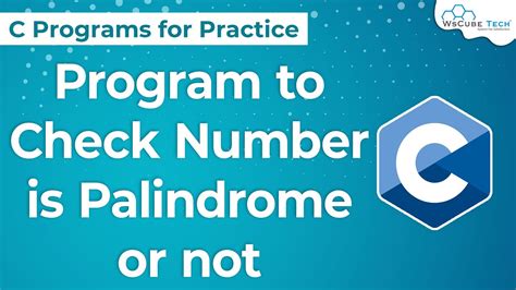 Image result for Check Palindrome Number in C