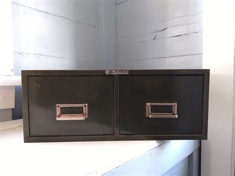 Toradh íomhá ar Metal Index Card File Cabinet Box 5X8
