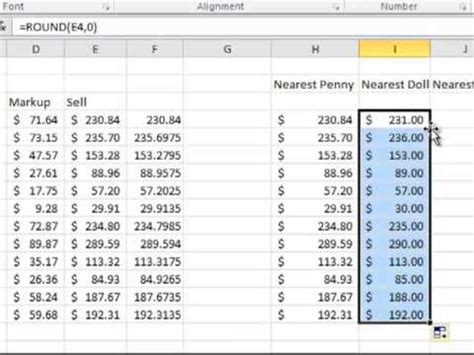Toradh íomhá ar How to Insert Round Number in Excel