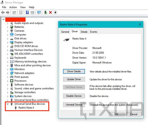 Toradh íomhá ar Android USB Driver Windows 10