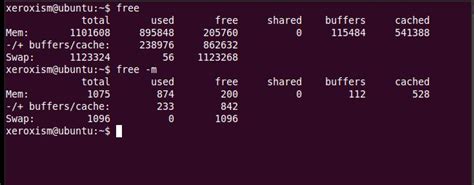 Image result for Free Memory Linux Command