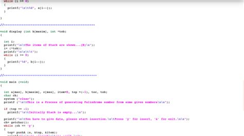 Image result for Palindrome Number Code in C