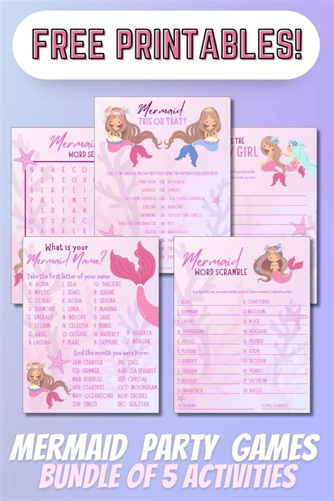 Mermaid Party Games に対する画像結果