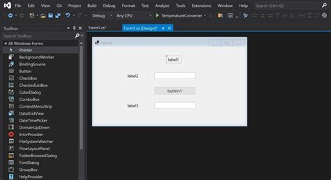 Image result for WinForms Visual Studio