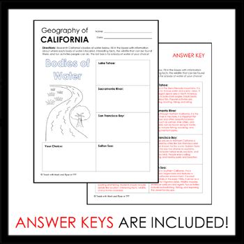 California Geography Map Project に対する画像結果