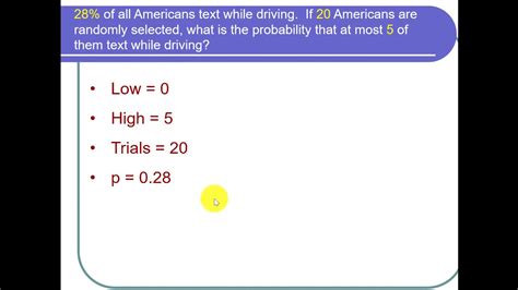 Afbeeldingsresultaten voor At Most Binomial Probability